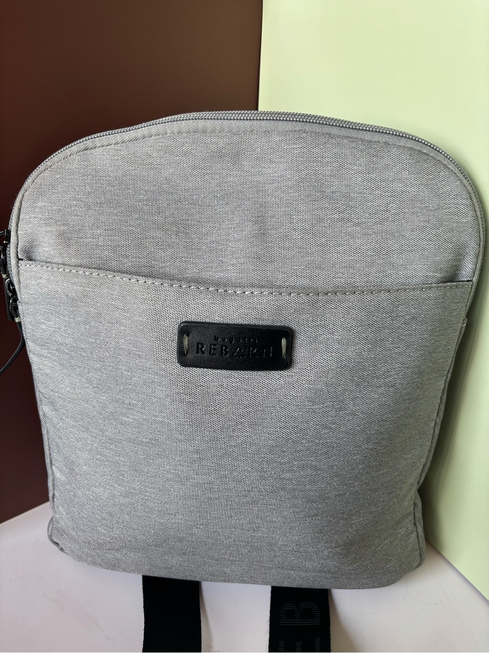 Bugatti Reborn Grey Crossbody Bag, Rfid Blocking Collection